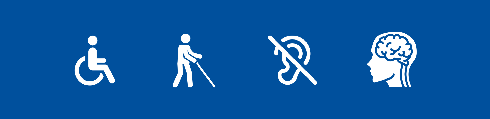 Imagem com simbolos de acessibilidade