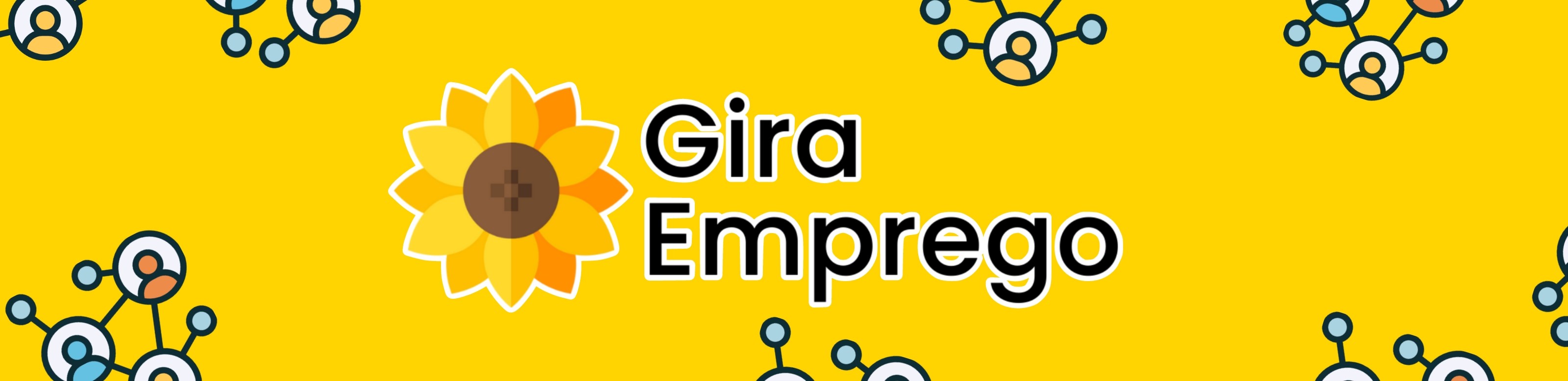 Imagem com a logo do Gira Emprego